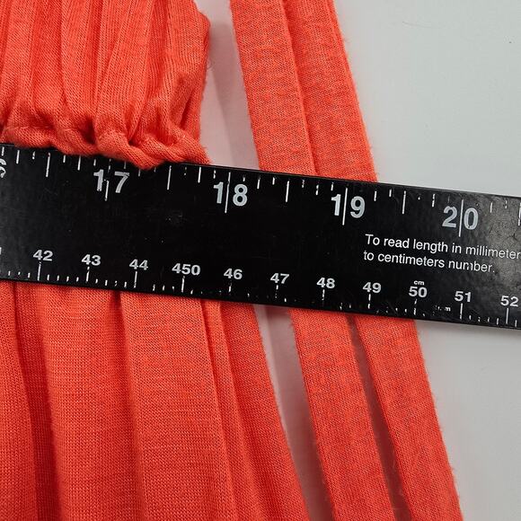 Good Times USA Women's Sleeveless Romper Jumpsuit Pockets Orange Size Medium - Picture 8 of 9